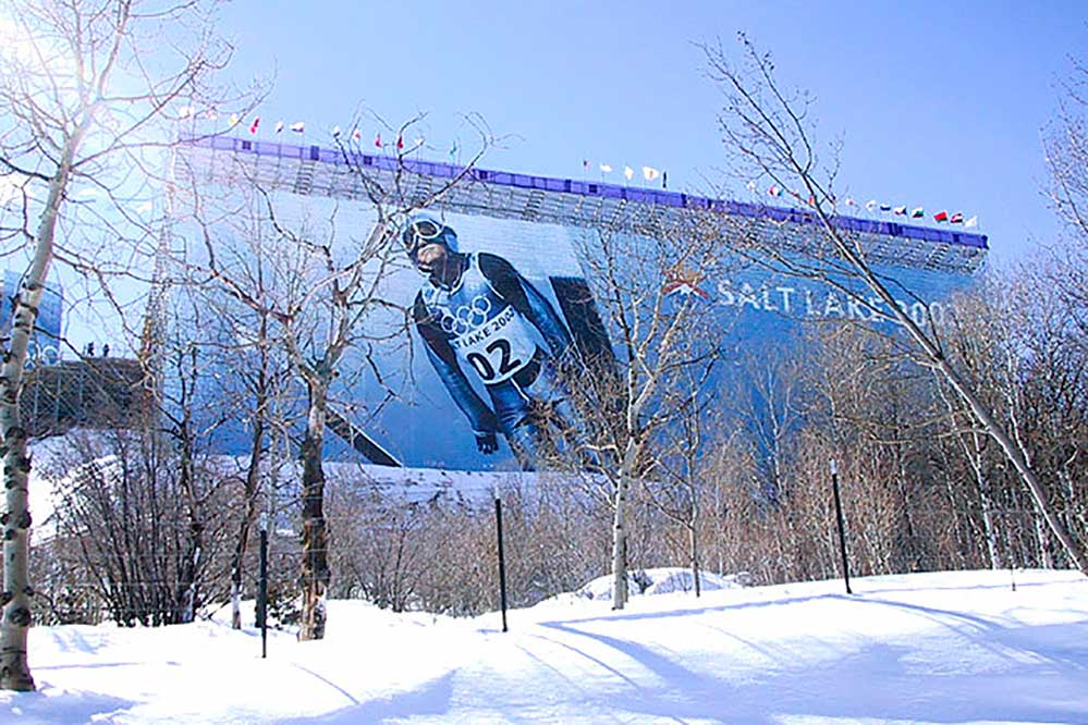 Large format printing capabilities for 2002 Winter Olympic Games