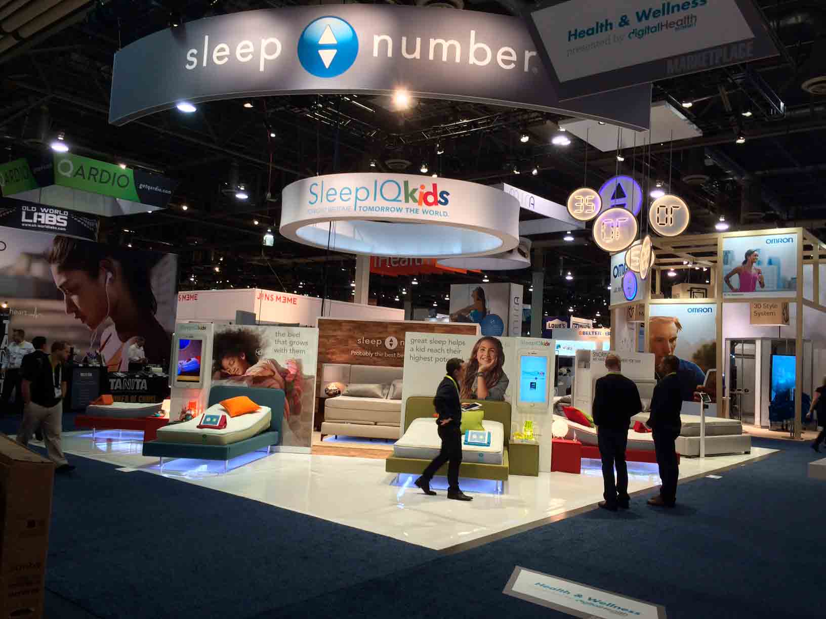 branded environment for a tradeshow