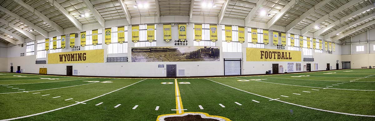 University of Wyoming Athletics football training field training field for a college football team