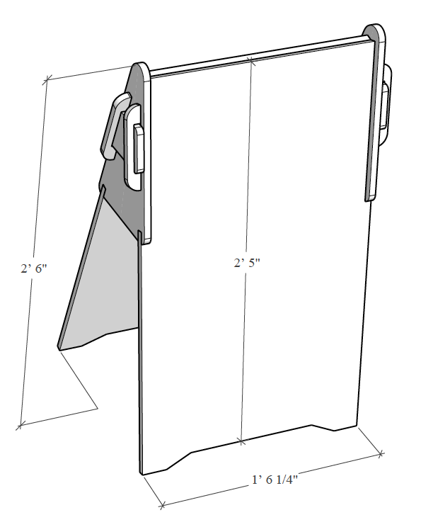 a-frame dimensions