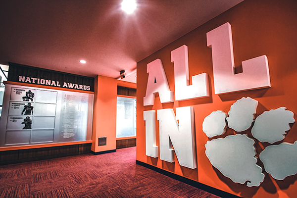 Clemson University All In Wall Covering