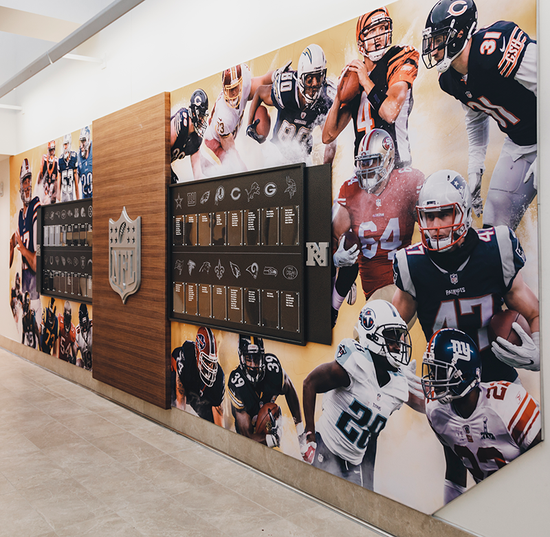 NFL Wall Display
