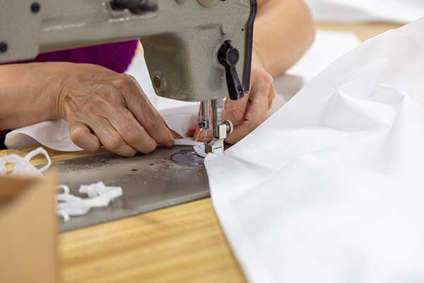 hand sewing craftsmanship