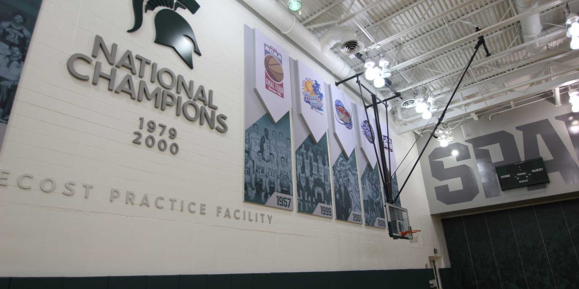 Michigan State University Basketball practice facility
