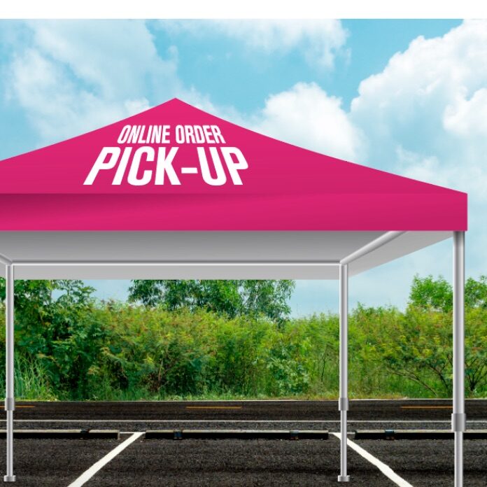 branded tents are customizable with our large format printers